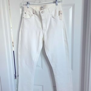 Agolde White Jeans